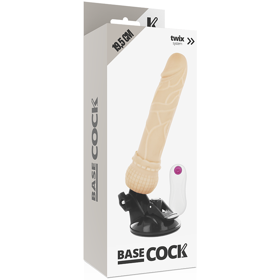 BASECOCK - VIBRADOR DE CONTROLE REMOTO REALISTA 19,5 CM - Image 3